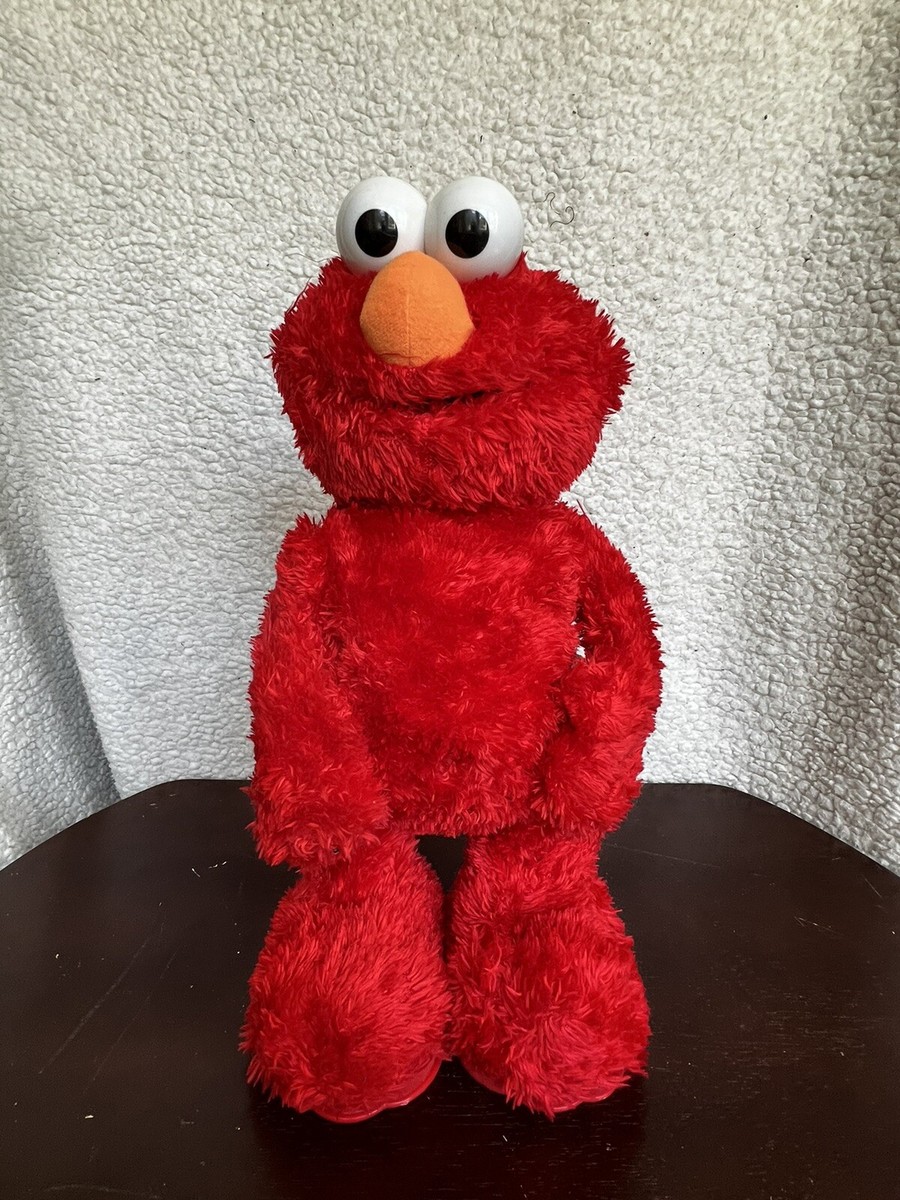 Tickle Me Elmo TMX Sesame Street Doll 2005 14” Laughs And Tumbles