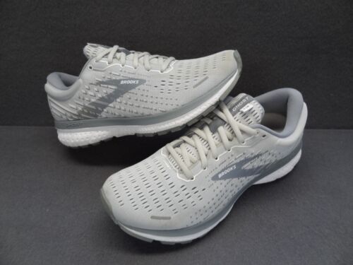 Brooks Women 9 40.5 Ghost 13 Running Sneaker Loft DNA Grey Alloy Oyster White - Picture 1 of 18