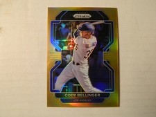 2022 Panini Prizm Neon Orange Prizm Short Print Card of Cody Bellinger -  Dodger