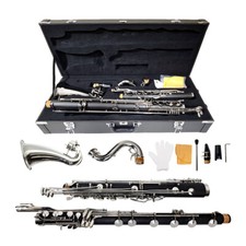 Wooden Bass Clarinet Low C Clarinet Pro Level...