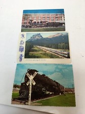 Lot Of 3 Train Steam Locomotive postcards 1950s The Canadian Engine No 3759 Az