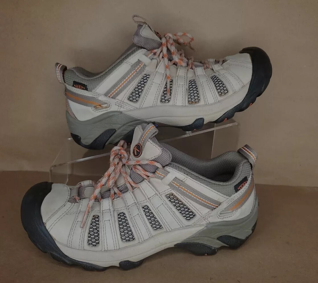 Scarpe da trekking donna KEEN Flint basse taglia 7 5 M marrone punta morbida