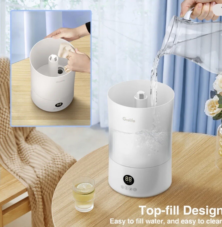 Grelife 4L Top Fill Cool Mist Humidifier - NEW IN BOX | eBay