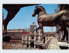 Postcard Clock Tower Venice Italy