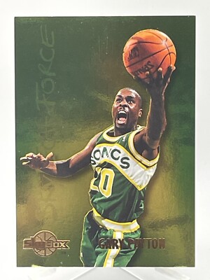 Gary Payton 1994-95 Skybox Skytech Force #SF20 Insert G4