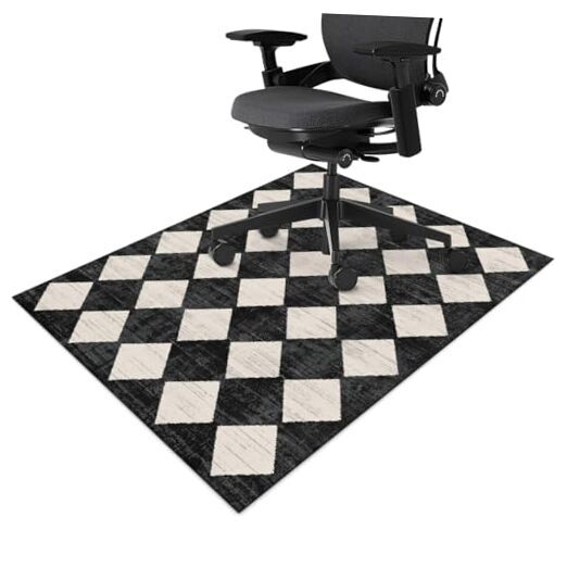 Office Chair Mat for Hardwood & Tile Floor,Moroccan 36