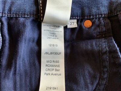 7 for all mankind Gr. 27 Mid rise roxanne Crop Bair Park avenue Damen Jeans