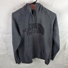 The North Face Hoodie Women's Large Gray Sweatshirt Graphic Logo Pullover TNF