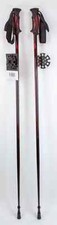 NEW 65 5TH Element Stealth Ski Poles Skiing Black Red Sizes 110 115 120 125 130