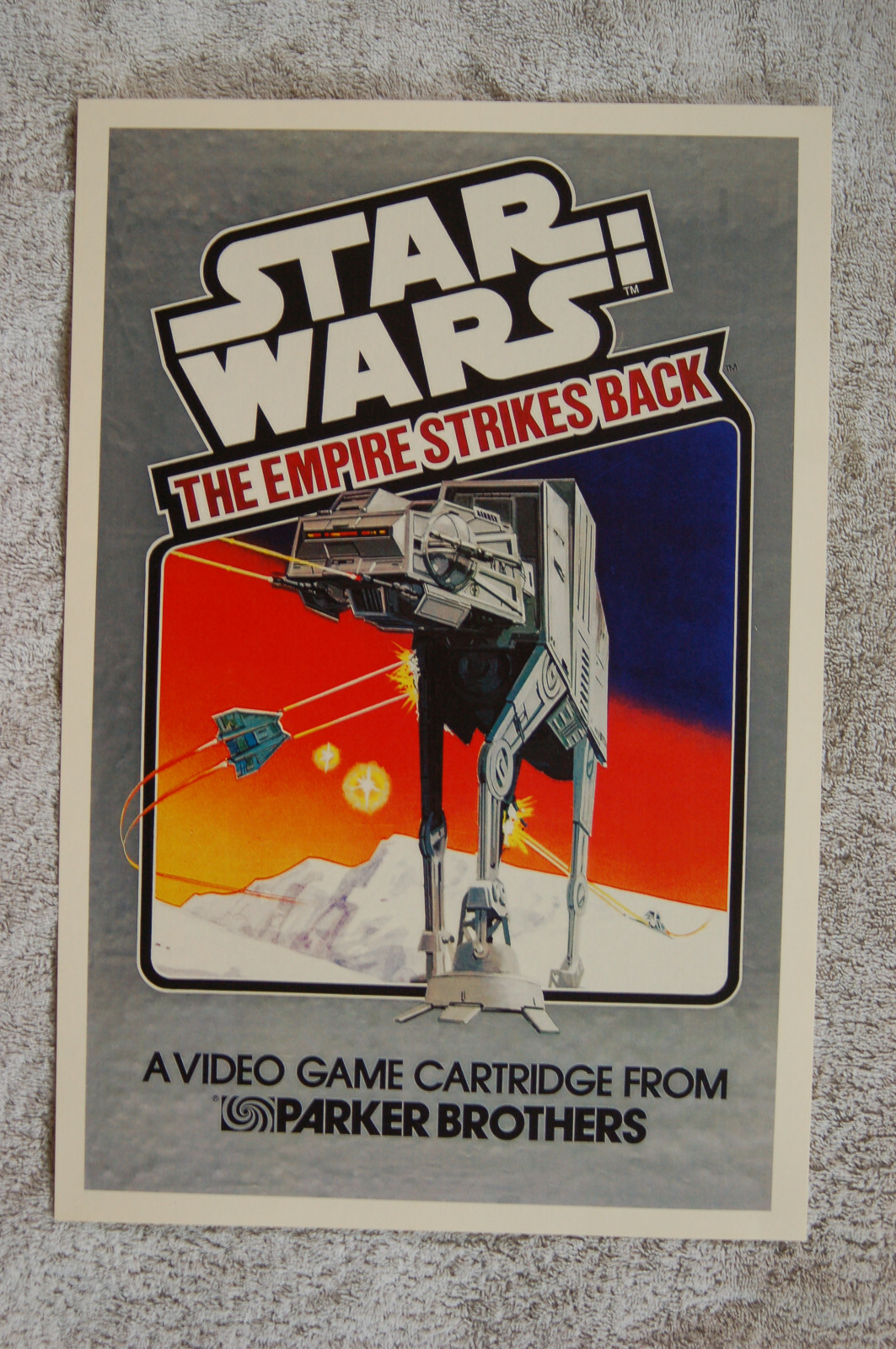Star Wars The Empire Strikes Back Parker Brother VideoGame promotional poster #1