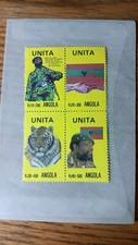 Stamps Angola Unita 1st Issue Imperf block