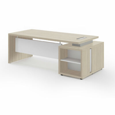 BRERA Desk cm with load-bearing drawers oak