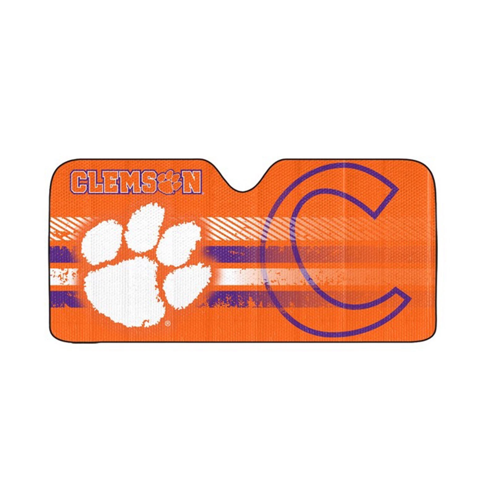 Clemson Tigers Windshield Folding Sun Shade
