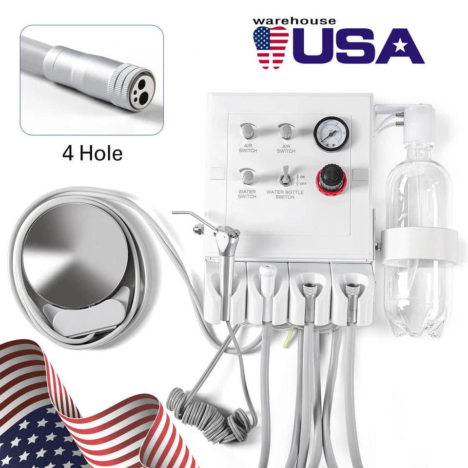 Unidad de turbina de metal dental portátil/pieza de mano LED de alta y baja velocidad 2 orificios/4 orificios Foto 2 de 4