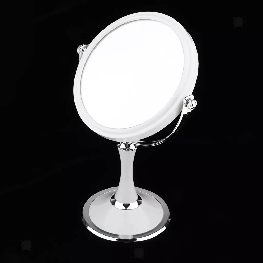 Freestanding bathroom cheap magnifying mirror