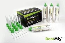 Box of 4 Dentmix Light Body Regular Set Impression Material w/ 12 tips and I/O's