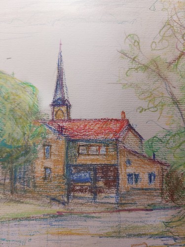 Mill Magny A.Simon 1926-2014 1991 Artist Lorraine Pencil - Picture 4 of 4