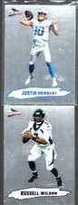 2 card lot 2022 ZENITH PACIFIC JUSTIN HERBERT & RUSSELL WILSON
