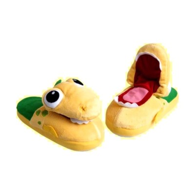 Pop Up Pals Kids Animated Plush Slippers BABY DINO Size S 11