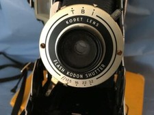 Vintage Kodak "Tourist Camera" Kodet Lens, Flash Kodon Shutter and Kodak Flash