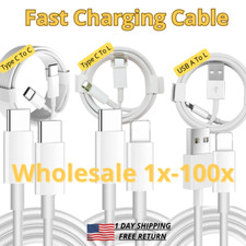Lot Fast Charger USB Cable PD Type-C Cord For Apple iPhone 14 13 12 11 Pro Max