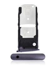 Replacement Sim Card Tray Compatible For Motorola Moto Z4 Play (2019) (Black)