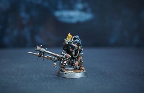 Rattus Tatterskin, House Cawdor Hive Scum painted Necromunda Hired Guns ...