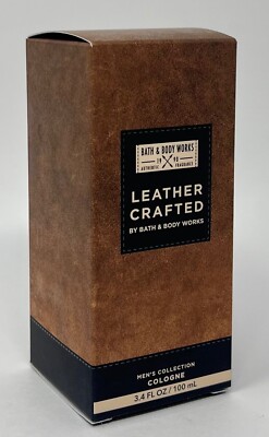 NEW BATH & BODY WORKS LEATHER CRAFTED MEN'S COLLECTION COLOGNE