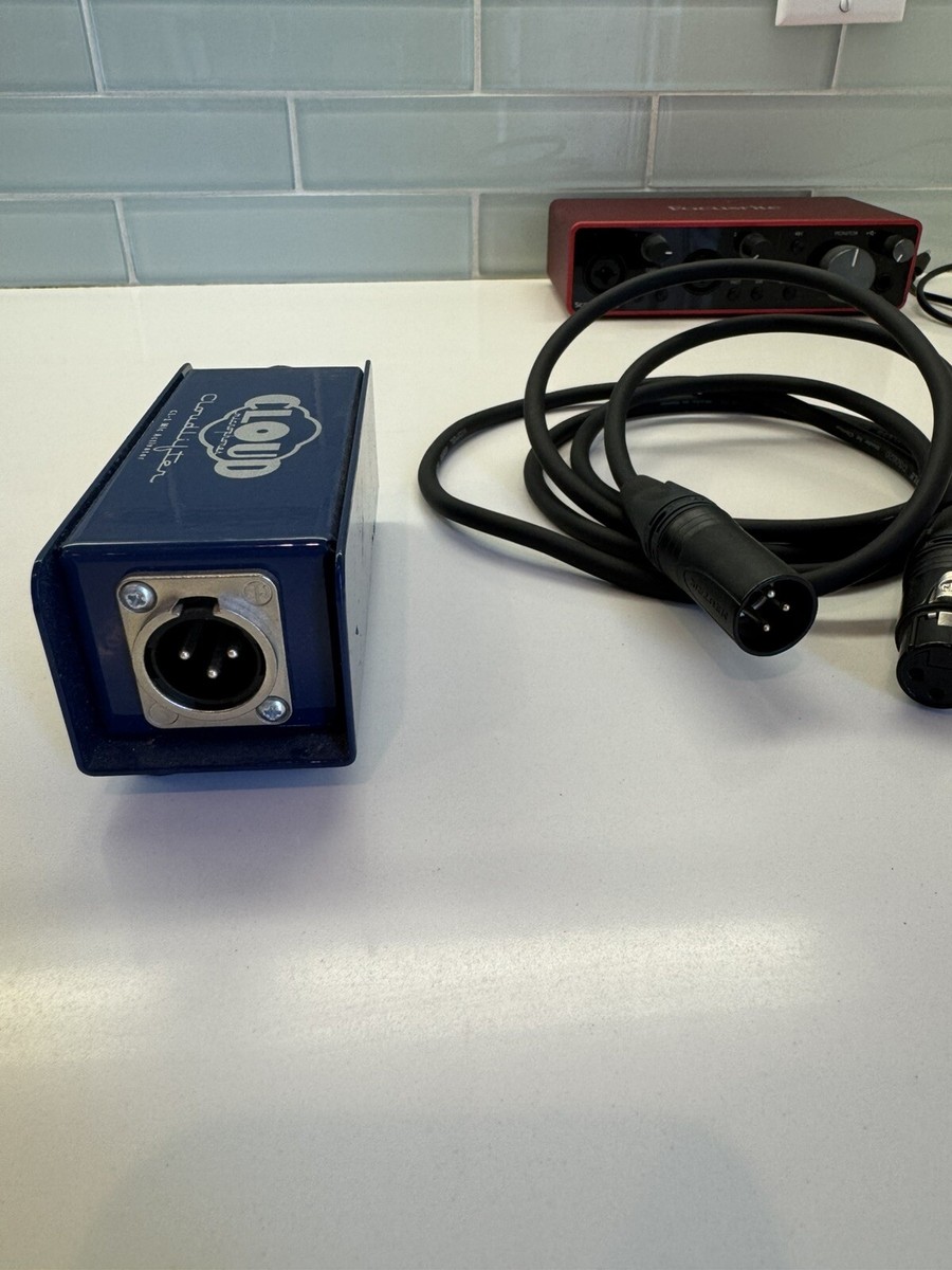 Shure SM7B Microphone + Focusrite Interface + Cloudlifter AMP +