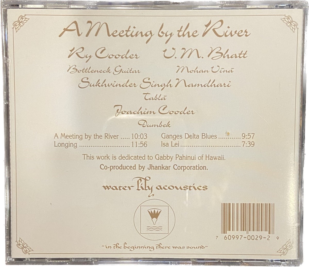 A Meeting by the River by Ry Cooder & V.M. Bhatt 760997002929| eBay