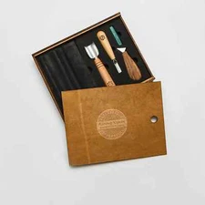 Geometric Wood carving chisels & knife set, Wood carving kit, Carpentry tools
