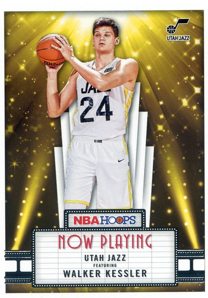 2022-23 Panini Hoops NBA WALKER KESSLER RC ROOKIE NOW PLAYING #19 JAZZ