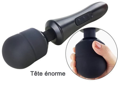 Vibromasseur Baguette Massage Corporel Stimulateur Clito Silicone Rechargeable - Photo 6/21