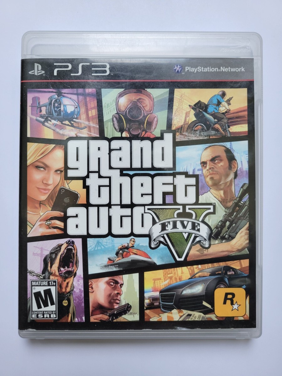 Grand Theft Auto V GTA 5 PS3 (Sony PlayStation 3, 2013) CIB