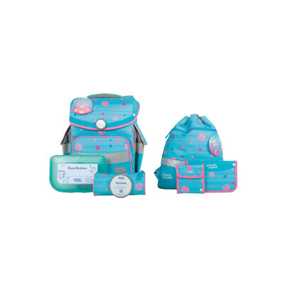 School-Mood Schulranzenset Timeless Air+ Lilly Meerjungfrau 7-teilig Grundschule