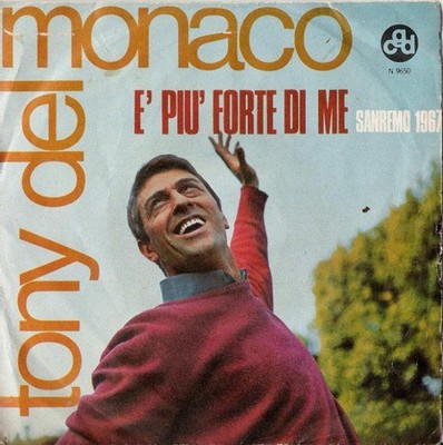 Tony Del Monaco - Stronger Than Me With A Little Will [7 Inch Vinyl - 45 Gir