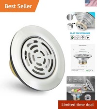 Flat Top Stainless Steel Strainer Perfect for Kitchen and RV Drain Solutions