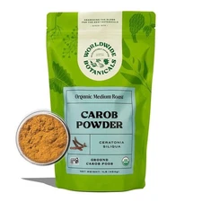 "Organic Carob Powder, Medium Roast – 1 Lb – Caffeine Free Cocoa Alternative – "