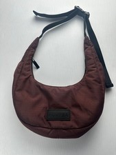 Hunter Burgundy Nylon Shoulder Bag