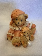 Cherished Teddies Carrie 1995  The Future  Beareth  All Things  Enesco Figurine