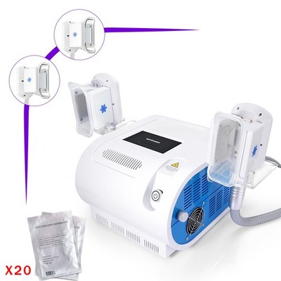 myChway 2 Handles Cold Freeze Beauty Machine for Body Massager Beauty Spa Salon