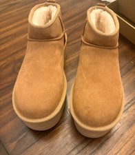 UGG Classic Ultra Mini Women's Boot, Size 9 - Chestnut