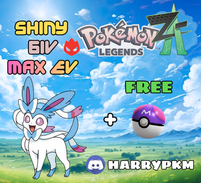  SHINY SYLVEON ALPHA 6IV POKEMON LEGENDS ZA