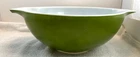 NICE VTG Pyrex 444 Verde Green Kitchen Decor Nesting Mixing Bowl 4 Quart USA