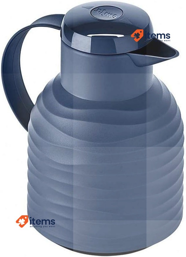 Termo EMSA N4011000 Samba Wave, 1.0 Litro, Prueba De Arte De Presión Rápida