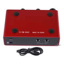 3rd Gen USB Audio Interface for Recording Streaming Podcasting in Real-Time Red