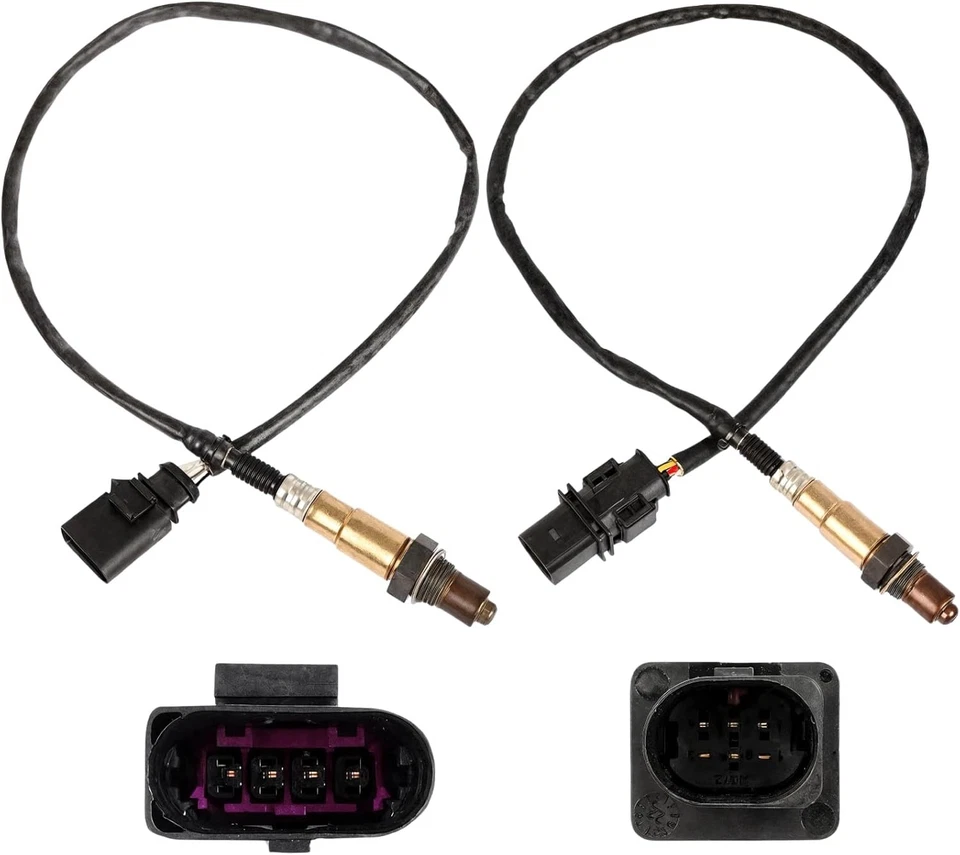 2pcs Upper+Lower Oxygen Sensor For 2009-2015 Volkswagen Tiguan 2015-2018 Audi Q3 Foto 2 de 4