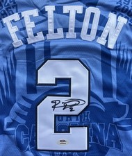 Raymond Felton Signed Autographed North Carolina Tar Heels Jordan Jersey PSA COA