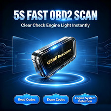 Engine Code Clear Check Light Turn-Off OBD2 E...