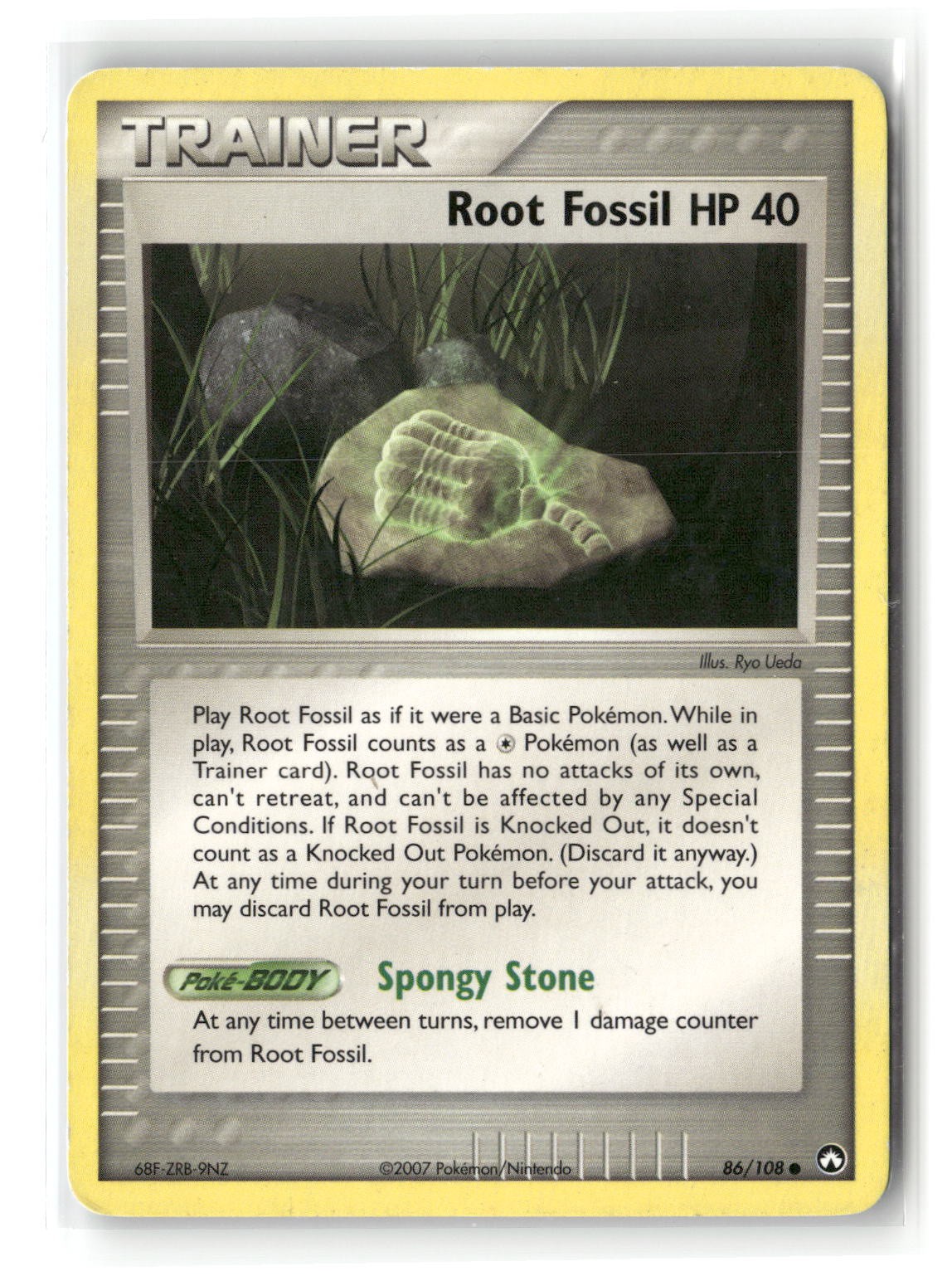 Root Fossil Common Power Keepers 86/108 Pokemon Heavily Played